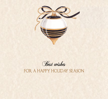 Black & Gold Ornament