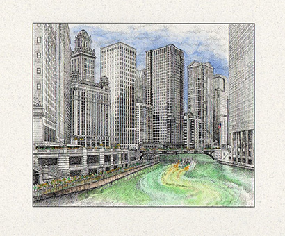 St. Patrick's Day on the Chicago River